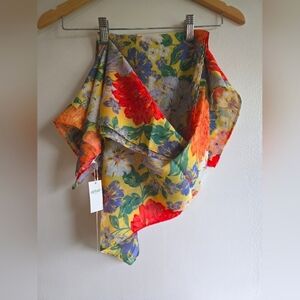 NWT! Aerie Floral Sarong, Yellow/Orange/Multi, ONE SIZE ( Multi Style) -$25